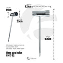Llave T bujías y tuercas