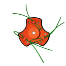Cabezal para Desbrozadora M10 x 1.5 Hembra Izquierda 3 Picos