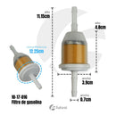 Filtro de gasolina universal