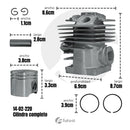 Cilindro completo Motosierra Stihl 220