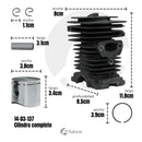 Cilindro completo Motosierra Husqvarna 137