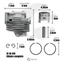 Cilindro Completo 52cc Motor 630