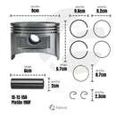 Pistón 15HP para Generador / Motobomba 190F