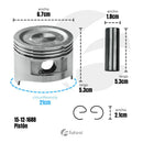 Pistón 5.5HP Motor 168 68.25mm