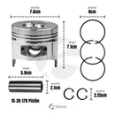 Pistón Completo Standard 178F