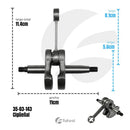 Cigüeñal para Desbrozadora Husqvarna 143RII