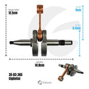 Cigüeñal para Motosierra Husqvarna 365