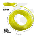 Manguera para gasolina 15metros 5/16" x 3/16"