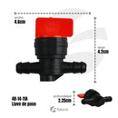 Llave de Paso B&S 1/4" 180 C/2