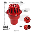 Coladera pichancha 3" Motobomba