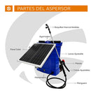 Aspersor / Fumigadora eléctrica solar 20Litros Kawano KW-20SL
