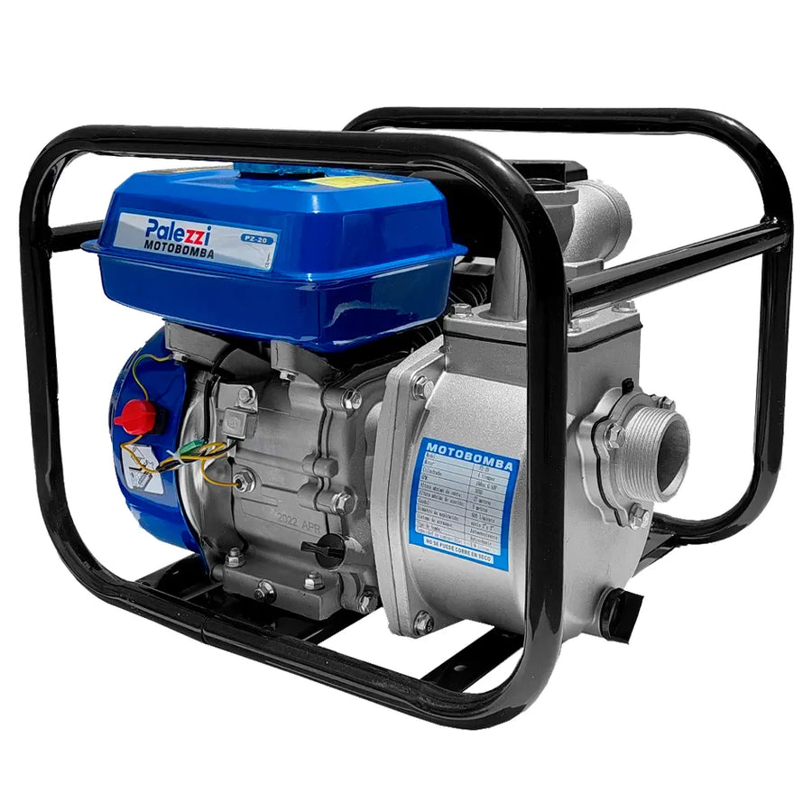 Motobomba Autocebante Palezzi PZ-20 6.5 HP 2 Pulg